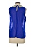 Dizzy Lizzy 100% Polyester Blue Sleeveless Blouse Size S - photo 2