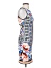 Rozae Nichols Graphic Blue Cocktail Dress Size S - photo 4