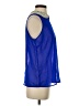 Dizzy Lizzy 100% Polyester Blue Sleeveless Blouse Size S - photo 4