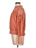 Calligraphie Orange Long Sleeve Blouse Size L - photo 5