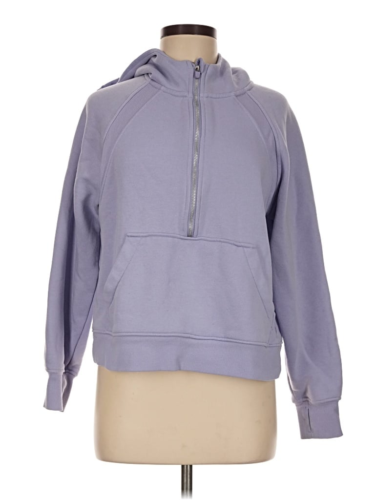 Pre-owned Danskin Pullover Hoodie In Purple