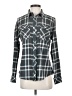 Duluth Trading Co. Plaid Teal Long Sleeve Button-Down Shirt Size S - photo 1