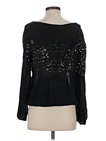 Ramy Brook Long Sleeve Silk Top (view 2)