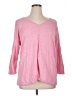 Talbots 100% Cotton Pink Pullover Sweater Size XL - photo 1