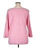 Talbots 100% Cotton Pink Pullover Sweater Size XL - photo 2