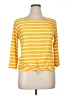 Try This Yellow 3/4 Sleeve Top Size XL - photo 1