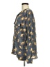 80 Park Floral Gray Long Sleeve Blouse Size L - photo 5