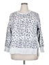 Green Tea Animal Print Silver Sweatshirt Size XXL - photo 1