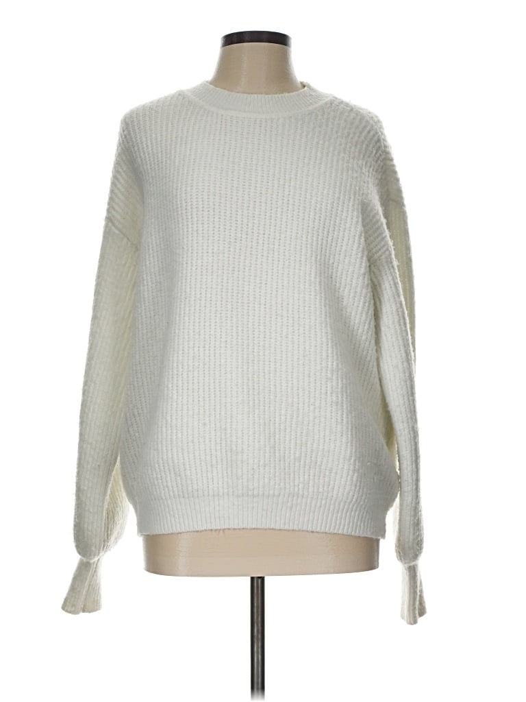 Pre-owned Asos Design Pullover Sweater In Silver