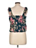 Torrid Teal Sleeveless Blouse Size Lg Plus (0) - photo 2