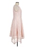 Elle 100% Polyester Pink Cocktail Dress Size L - photo 4