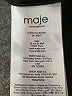 Maje 100% Polyester Solid Black Cocktail Dress Size Lg (3) - photo 8