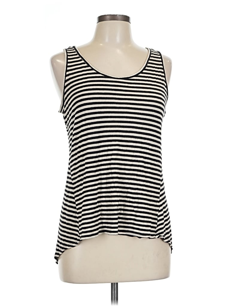 Pre-owned A.n.a. A New Approach Tank Top Black Strapless Neckline Tops