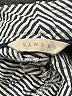 Sandro Stripes Silver Blue Shorts Size XL (4) - photo 3