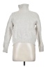 Vince. Silver Tan Turtleneck Sweater Size M - photo 1
