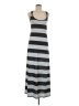 Ambiance Apparel Stripes Gray Casual Dress Size M - photo 1