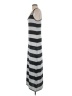 Ambiance Apparel Stripes Gray Casual Dress Size M - photo 5