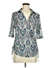 Amang NY Blue 3/4 Sleeve Polo Size M - photo 1