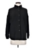 Ekouaer Houndstooth Black Long Sleeve Blouse Size S - photo 1