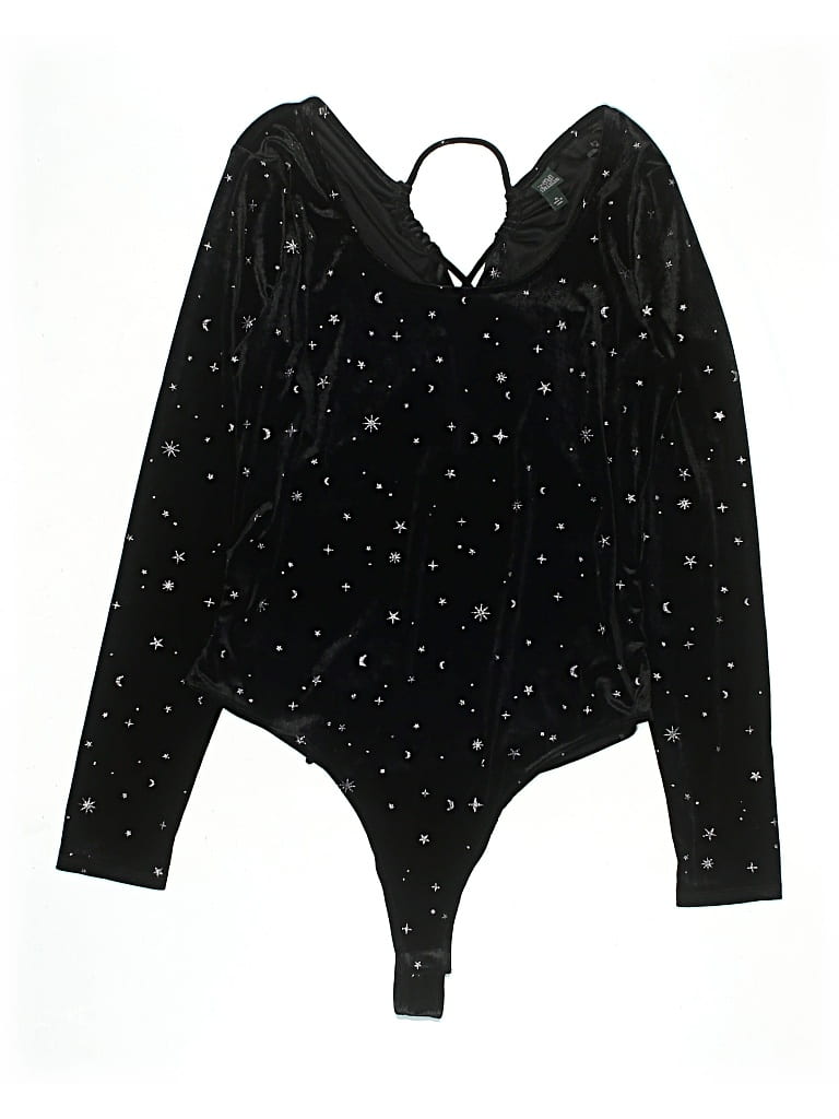 Pre-owned Wild Fable Bodysuit In Black