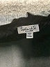 Splendid Solid Black Faux Leather Skirt Size XL - photo 4