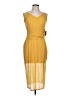 Express Yellow Cocktail Dress Size L - photo 1