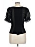 Reformation 100% Viscose Black Short Sleeve Top Size 10 - photo 2