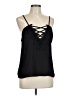rue21 100% Polyester Black Sleeveless Blouse Size L - photo 1