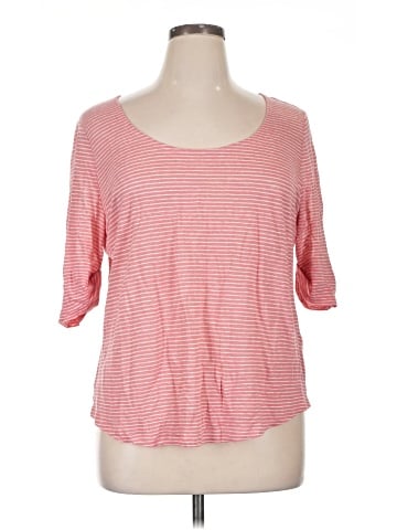 Lauren by Ralph Lauren 3/4 Sleeve T-Shirt (view 1)