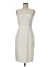 BCBGMAXAZRIA 100% Nylon Chevron-herringbone Animal Print Leopard Print Stripes Zebra Print Ivory Cocktail Dress Size 6 - photo 1