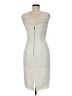 BCBGMAXAZRIA 100% Nylon Chevron-herringbone Animal Print Leopard Print Stripes Zebra Print Ivory Cocktail Dress Size 6 - photo 2