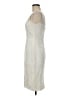 BCBGMAXAZRIA 100% Nylon Chevron-herringbone Animal Print Leopard Print Stripes Zebra Print Ivory Cocktail Dress Size 6 - photo 5