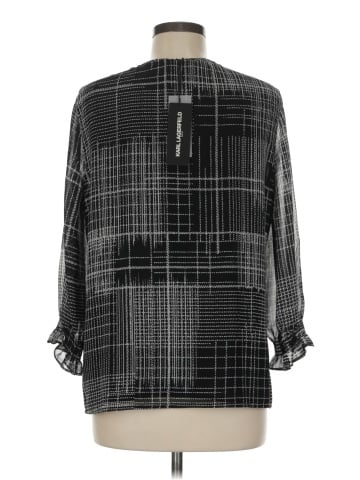 Karl Lagerfeld Paris Long Sleeve Blouse (view 2)