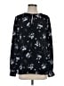 Ann Taylor LOFT 100% Polyester Black Long Sleeve Henley Size S - photo 1
