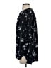 Ann Taylor LOFT 100% Polyester Black Long Sleeve Henley Size S - photo 5