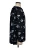 Ann Taylor LOFT 100% Polyester Black Long Sleeve Henley Size S - photo 4