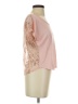 Elodie 100% Rayon Pink Short Sleeve Top Size S - photo 4