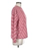 Shein Stripes Red Long Sleeve Turtleneck Size 6 - photo 4