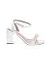 Lulus White Sandals Size 10 - photo 1