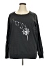 Instant Message Stars Gray Sweatshirt Size 2X - photo 1