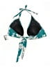 Torrid Floral Teal Swimsuit Top Size 4X Plus (4) - photo 2