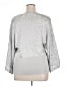 St. John Collection Silver 3/4 Sleeve Blouse Size XL - photo 2