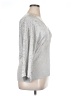 St. John Collection Silver 3/4 Sleeve Blouse Size XL - photo 4