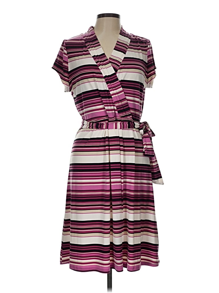 Pre-owned Liz Claiborne Casual Dress In Purple