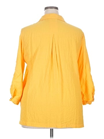 White Stag 3/4 Sleeve Button-Down Shirt (view 2)