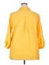 White Stag Yellow 3/4 Sleeve Button-Down Shirt Size 20 - photo 2