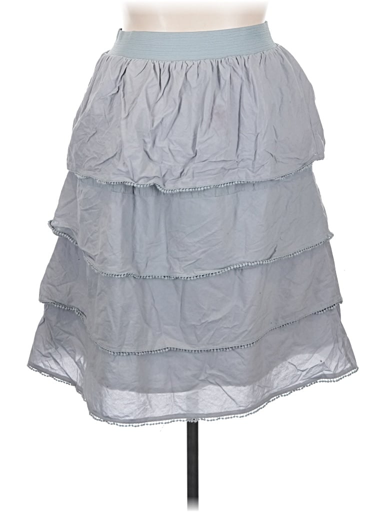 Pre-owned Downeast Casual Skirt In Gray