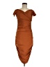Unbranded Solid Brown Cocktail Dress Size M - photo 1