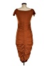 Unbranded Solid Brown Cocktail Dress Size M - photo 2