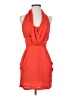 Very J Orange Cocktail Dress Size S - photo 1